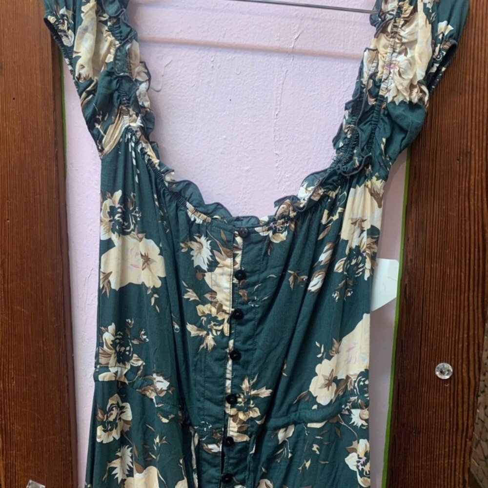 Auguste the Label Willow Day Dress Floral Buttons size 2
